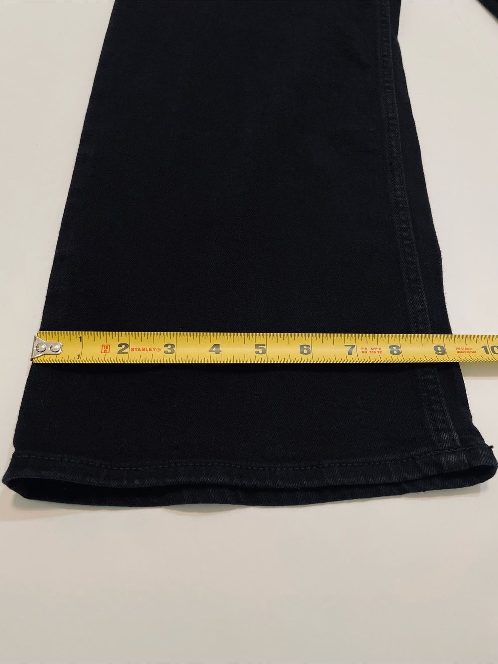 Old Navy Women's WOW Wide Leg Black High Rise Denim Jeans Size 4 - Picture 5 of 10